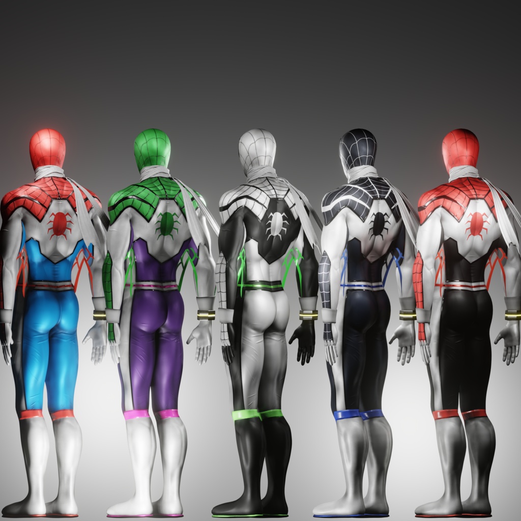 Supaidaman (Venom Verse) VRChat 3D Model + Unity package