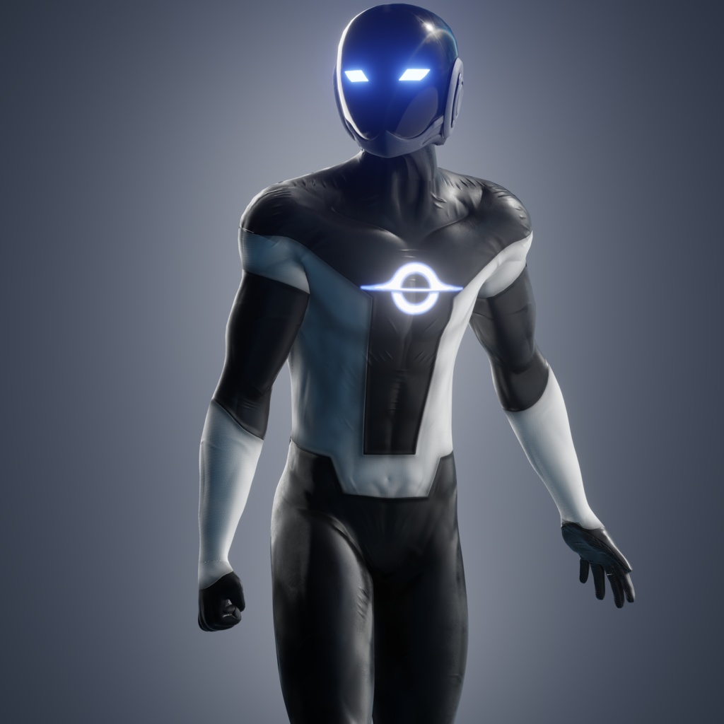 Radiant Black VRChat 3D Model + Unity package
