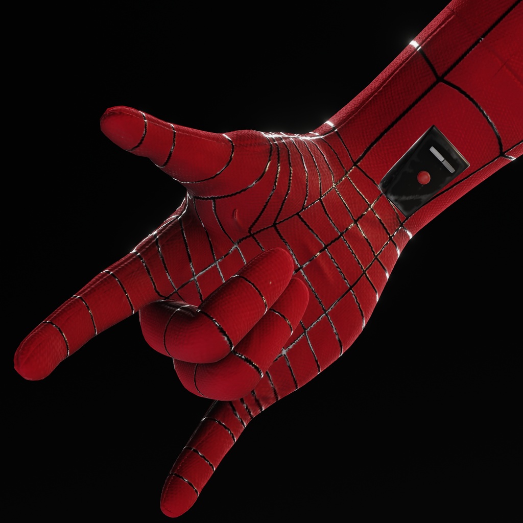 Classic Spider-Man V4 VRChat 3D Model + Unity package + Color Variants