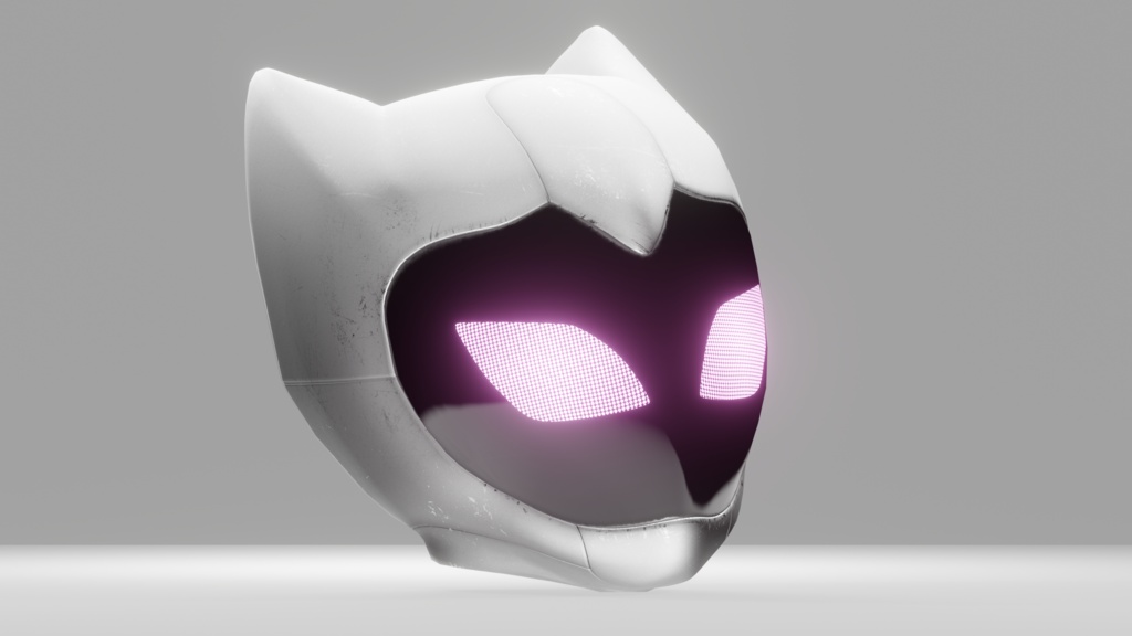 SpiderCat Helmet FBX&Textures + Color Vers