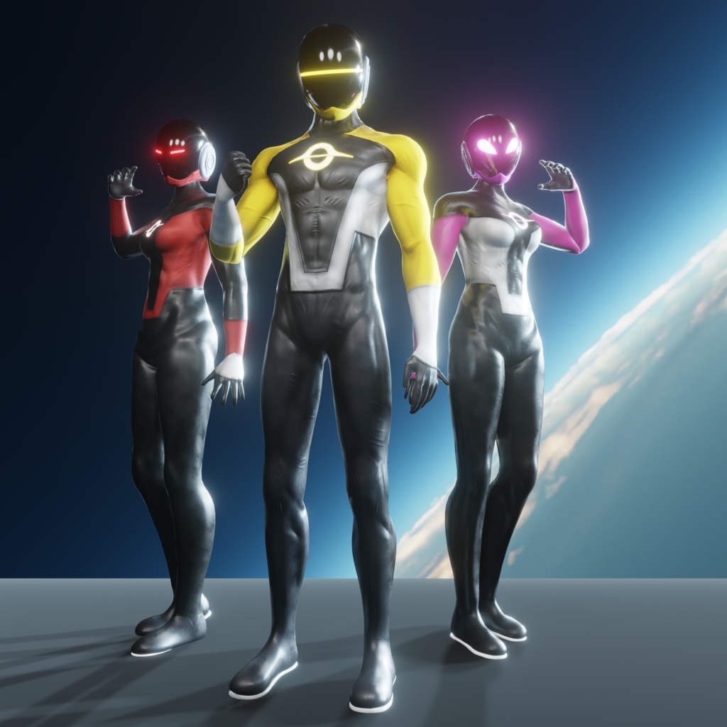 The Radiants VRChat 3D Model's + Unity package