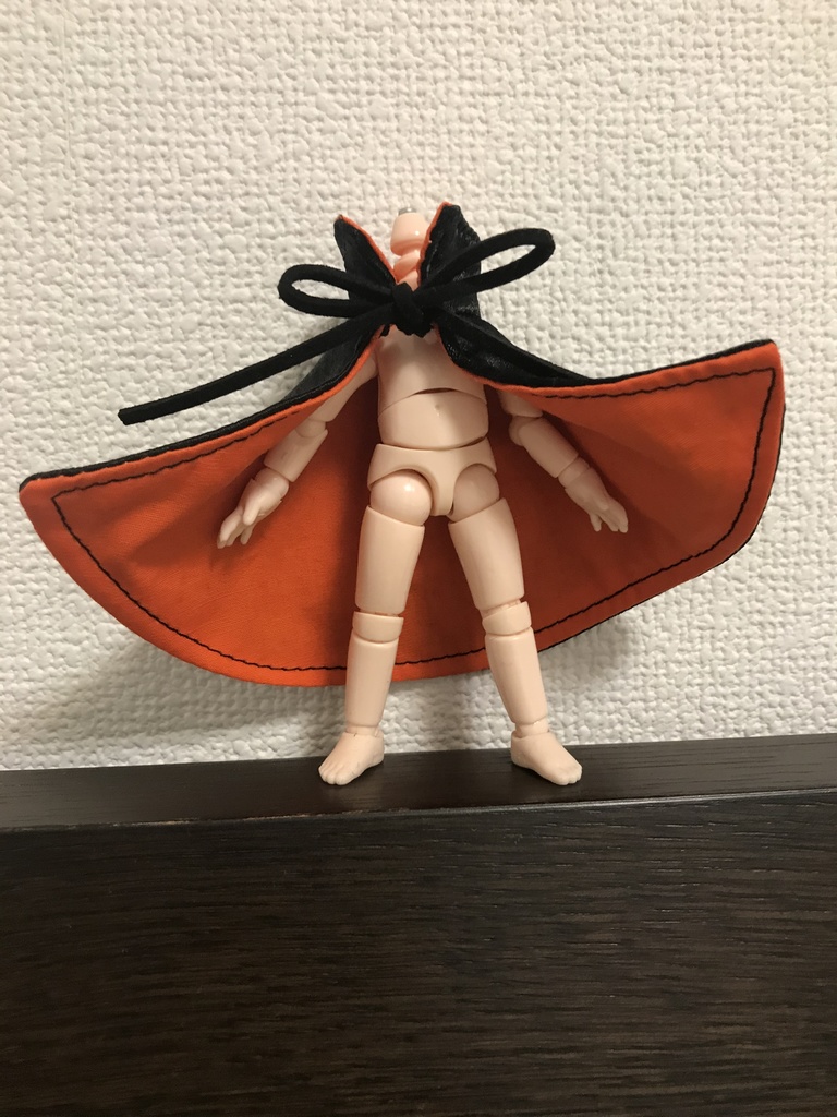 オビツ11  ハロウィンマント　orange