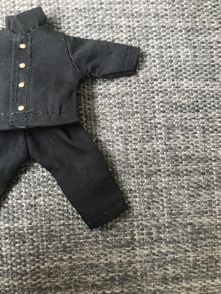オビツ11  学ラン上下　black