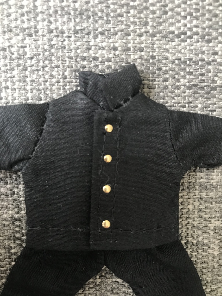 オビツ11  学ラン上下　black