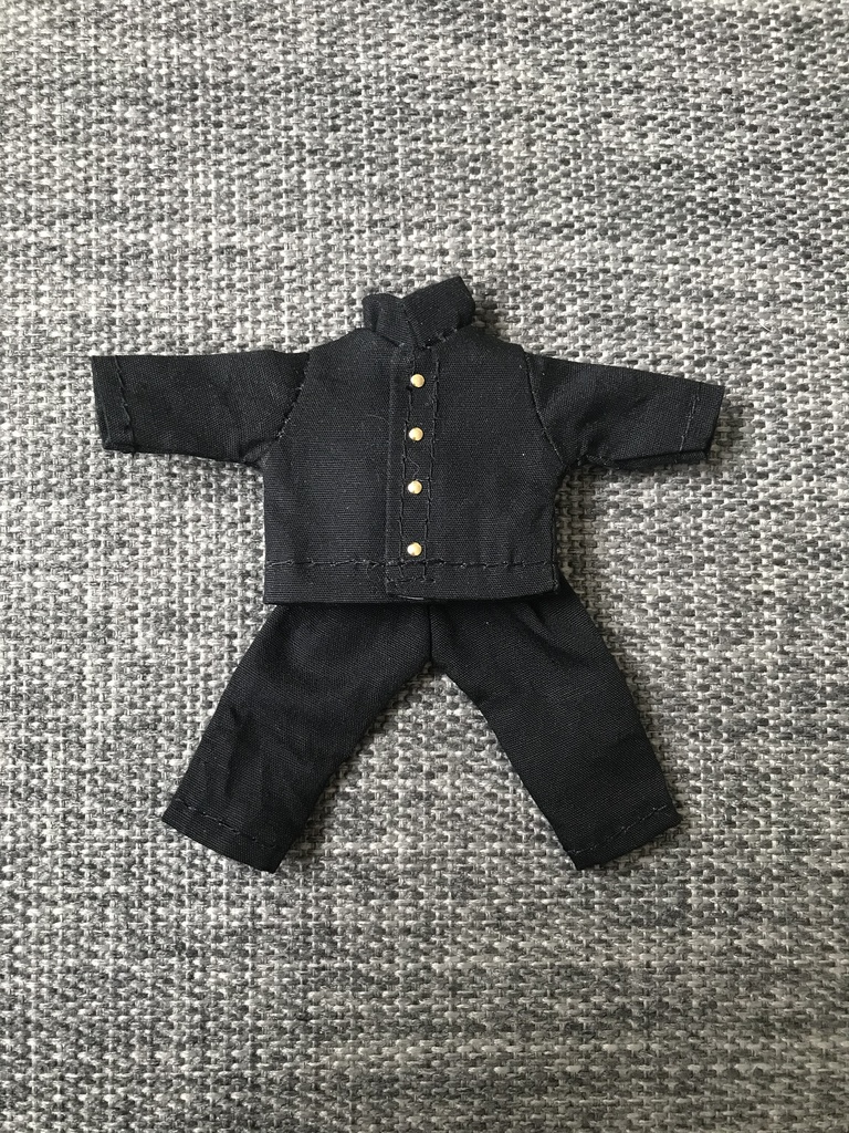 オビツ11  学ラン上下　black