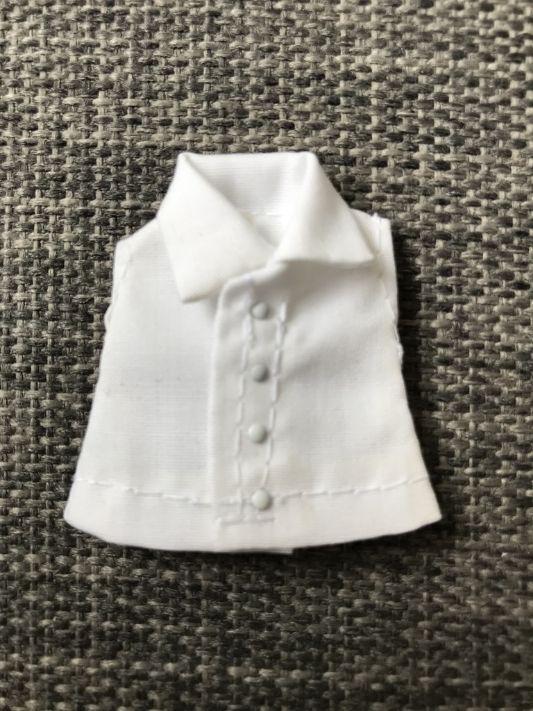 オビツ11  ノースリーブシャツ　white