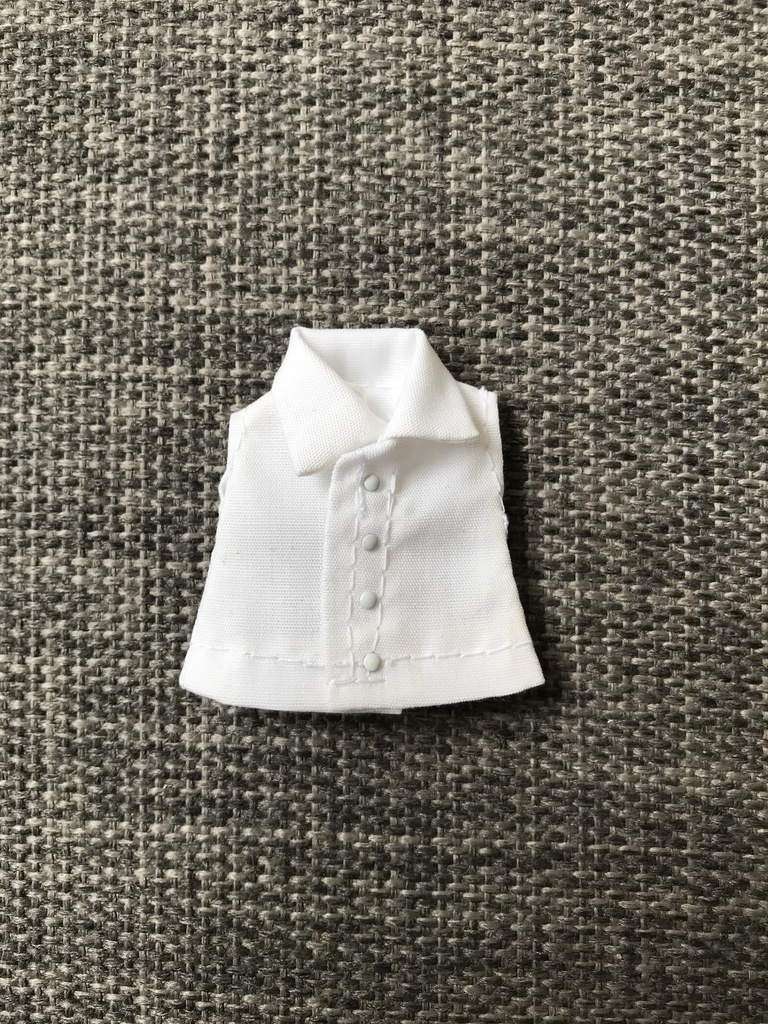 オビツ11  ノースリーブシャツ　white