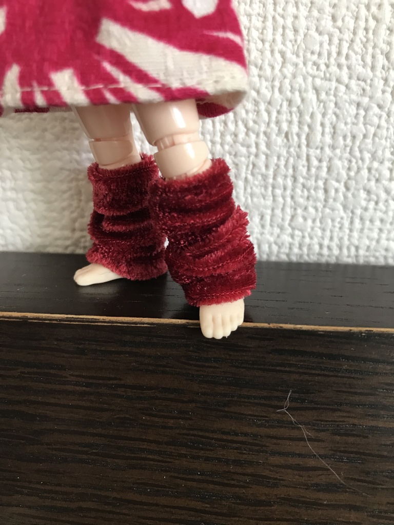 オビツ11  ベルベットのレッグウォーマー