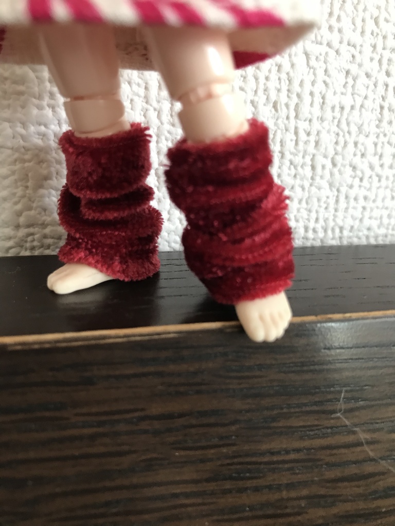 オビツ11  ベルベットのレッグウォーマー