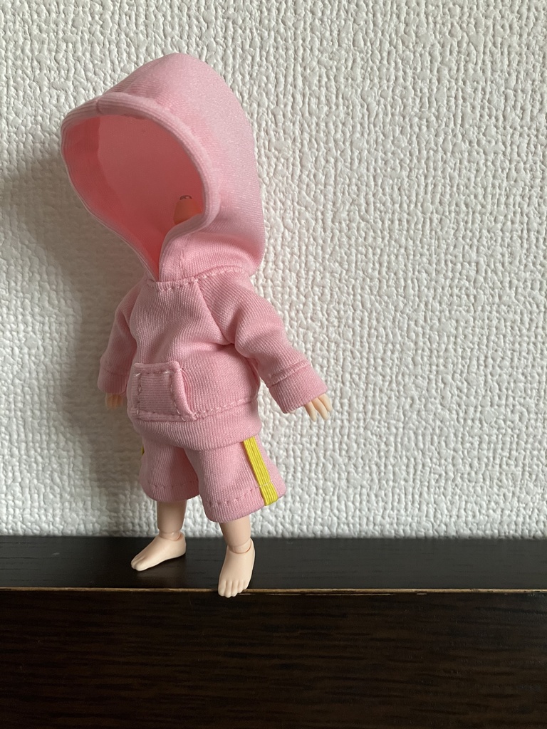 オビツ11  ライン入りハーフパンツ　pink