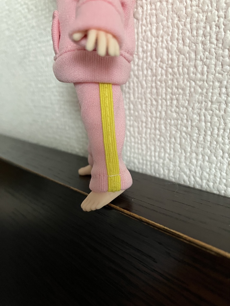 オビツ11  ライン入りジャージパンツ　pink