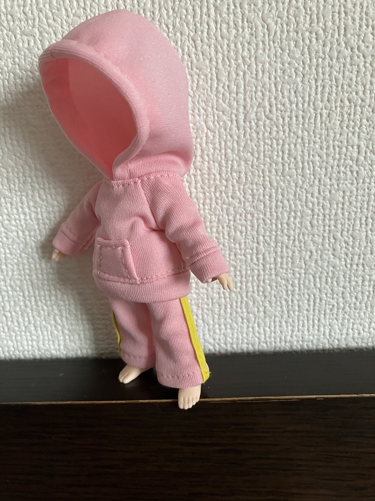 オビツ11  ライン入りジャージパンツ　pink