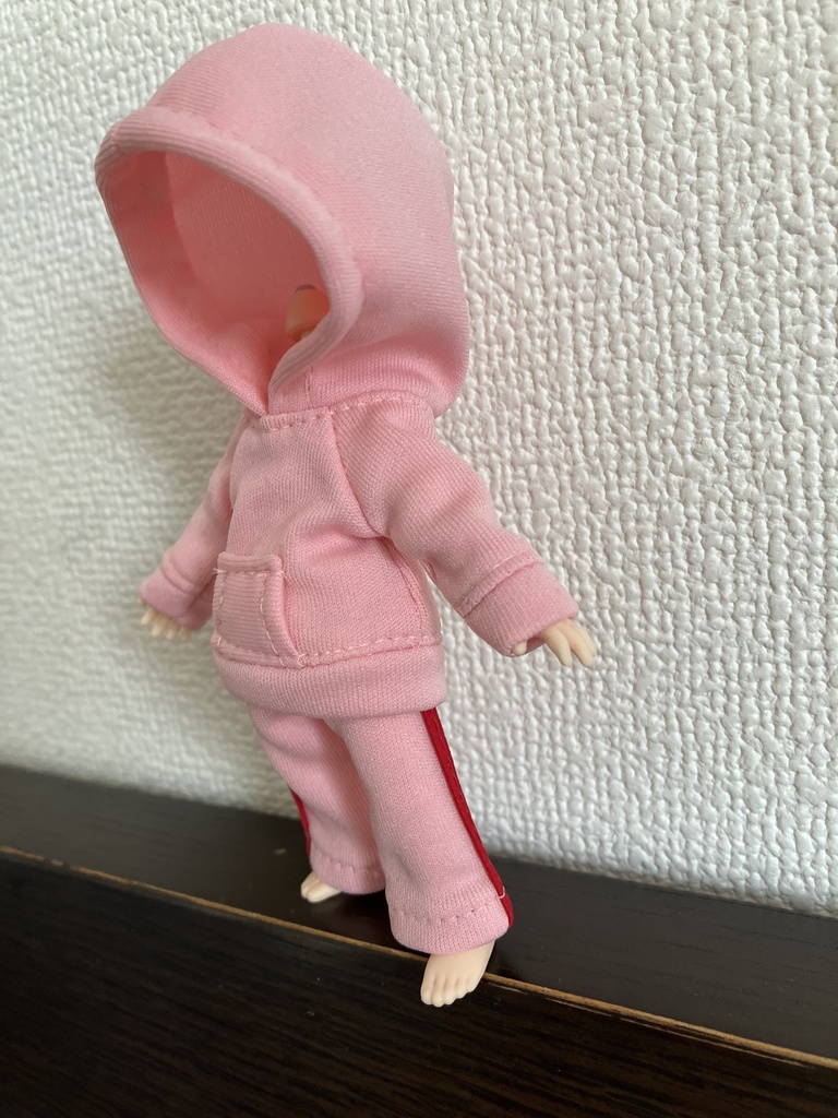 オビツ11  ライン入りジャージパンツ　pink