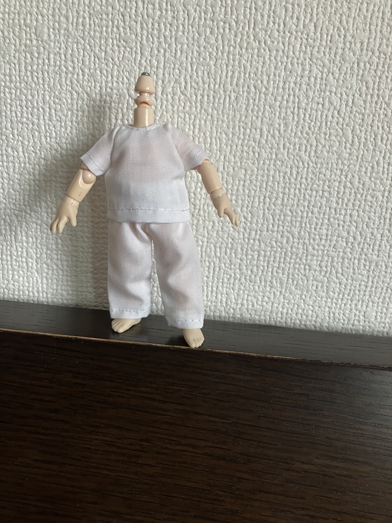 オビツ11  看護服　white