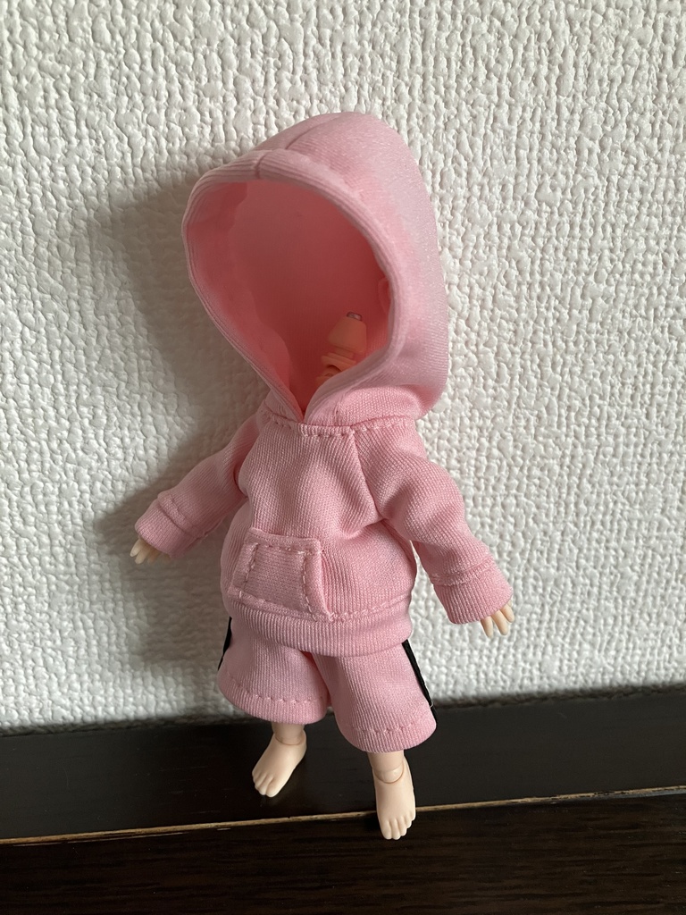 オビツ11  ライン入りハーフパンツ　pink
