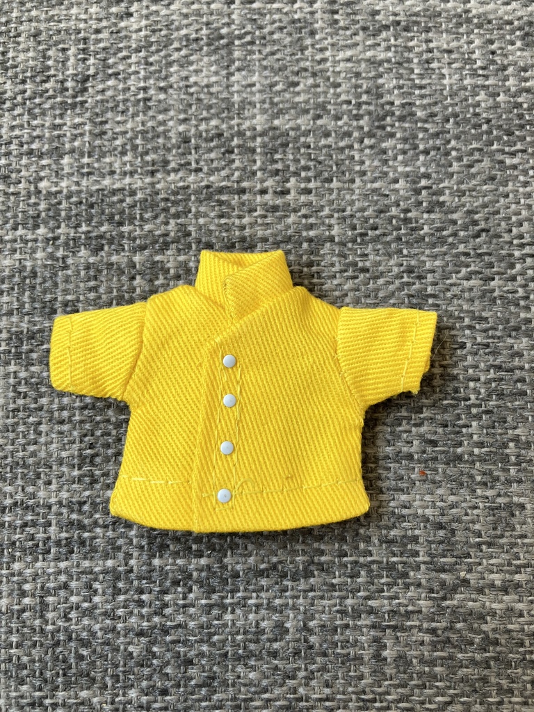 オビツ11  半袖シャツ　スタンドカラー　yellow