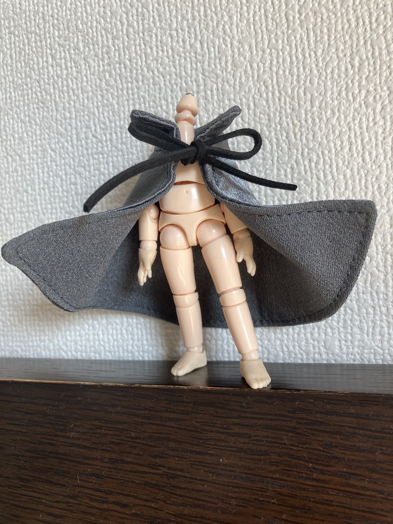 オビツ11  ドラキュラハロウィンマント　silver