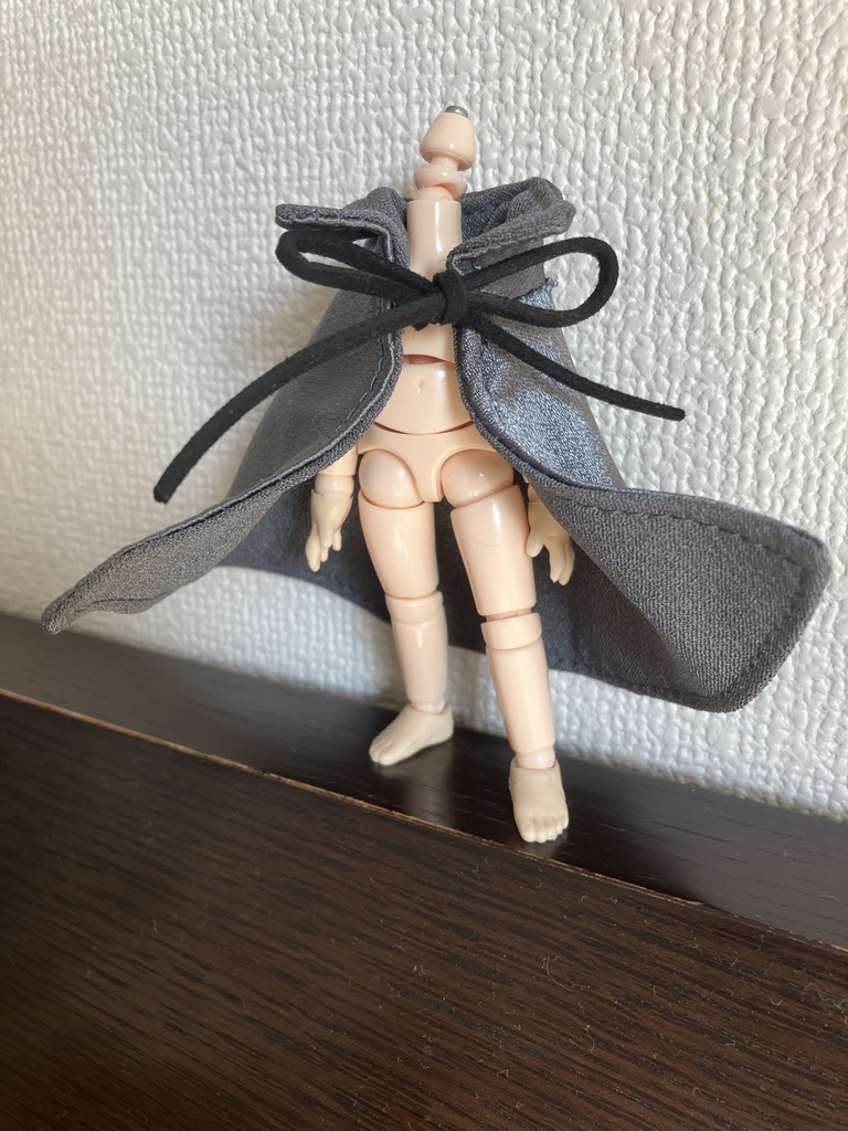 オビツ11  ドラキュラハロウィンマント　silver