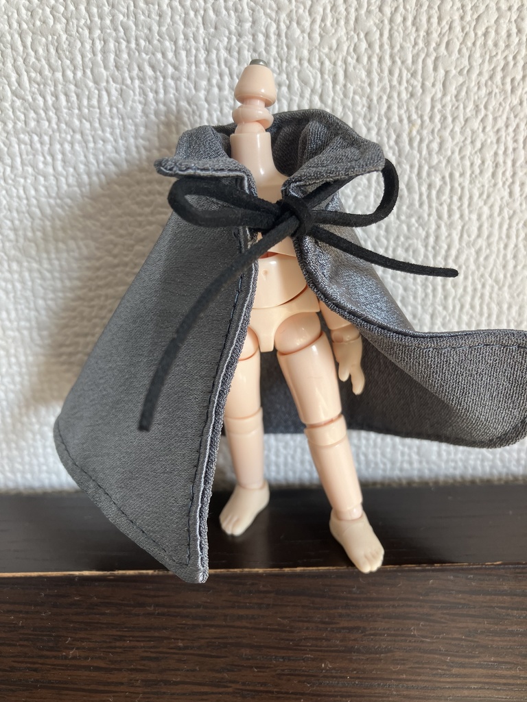 オビツ11  ドラキュラハロウィンマント　silver