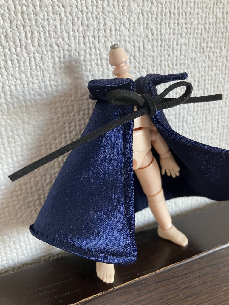 オビツ11  ドラキュラハロウィンマント　ネイビー