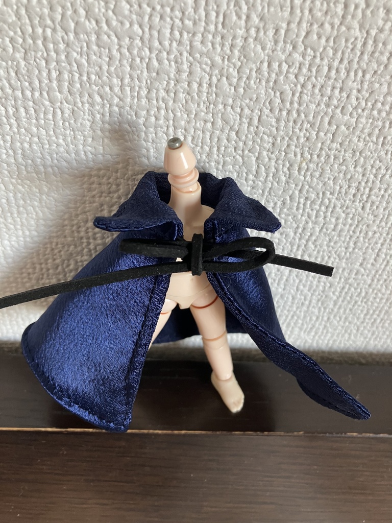 オビツ11  ドラキュラハロウィンマント　ネイビー
