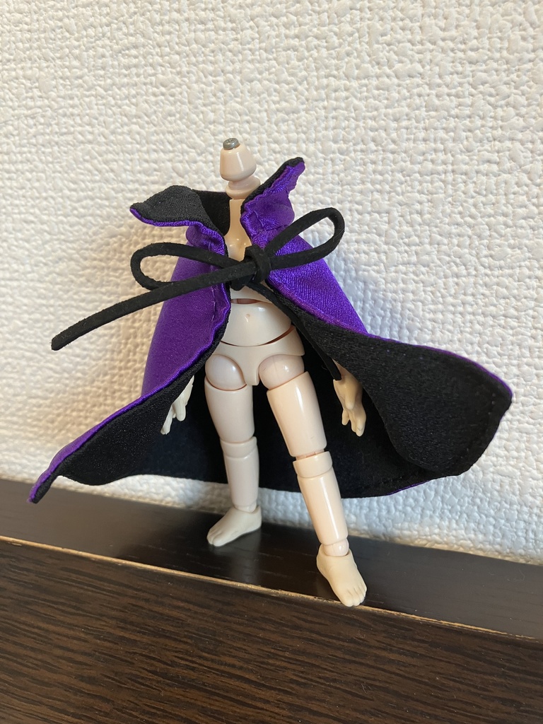 オビツ11  ドラキュラハロウィンマント　purple