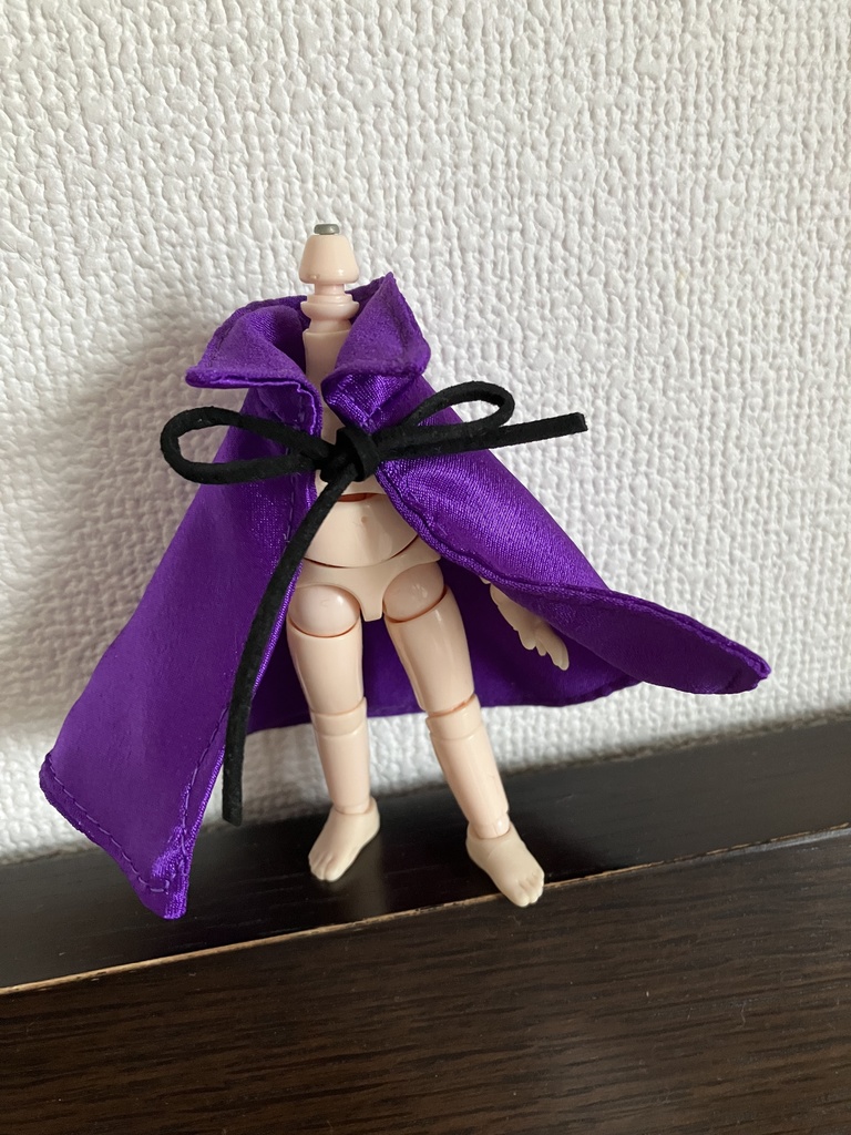 オビツ11  ドラキュラハロウィンマント　purple