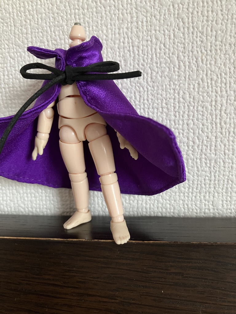 オビツ11  ドラキュラハロウィンマント　purple
