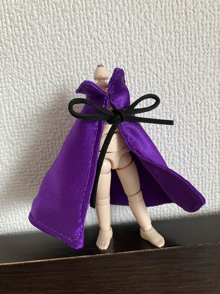 オビツ11  ドラキュラハロウィンマント　purple