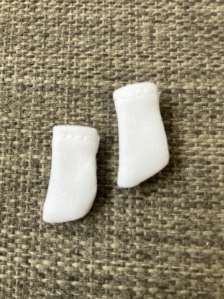 オビツ11  靴下　short white