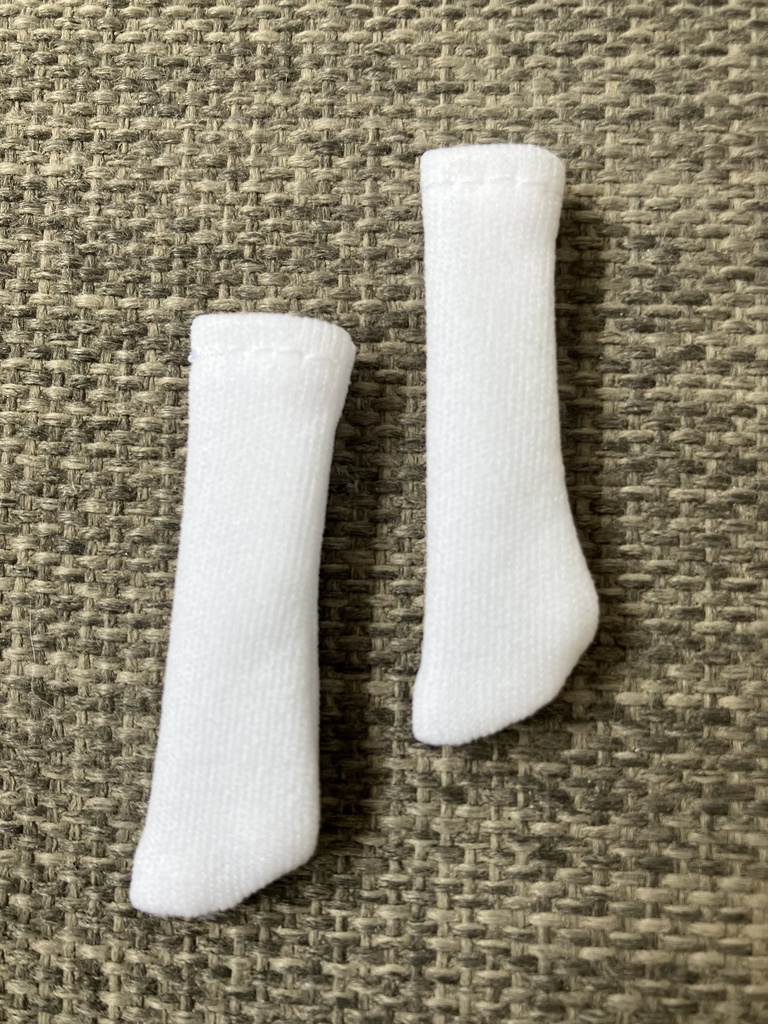 オビツ11  靴下　white