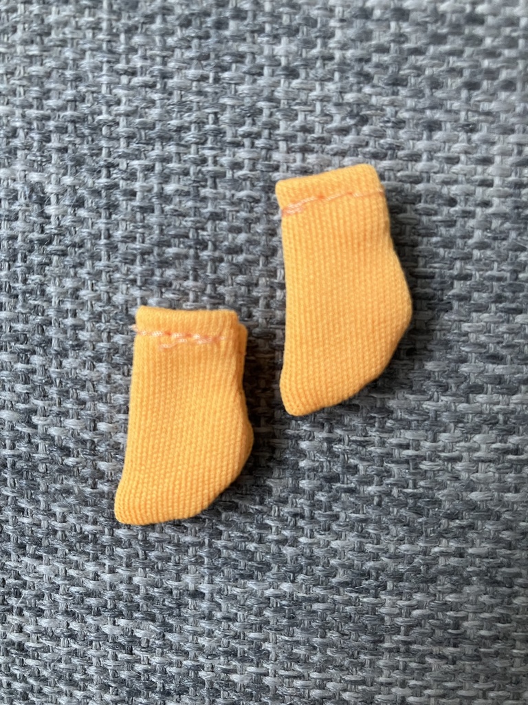 オビツ11  靴下　short mango orange