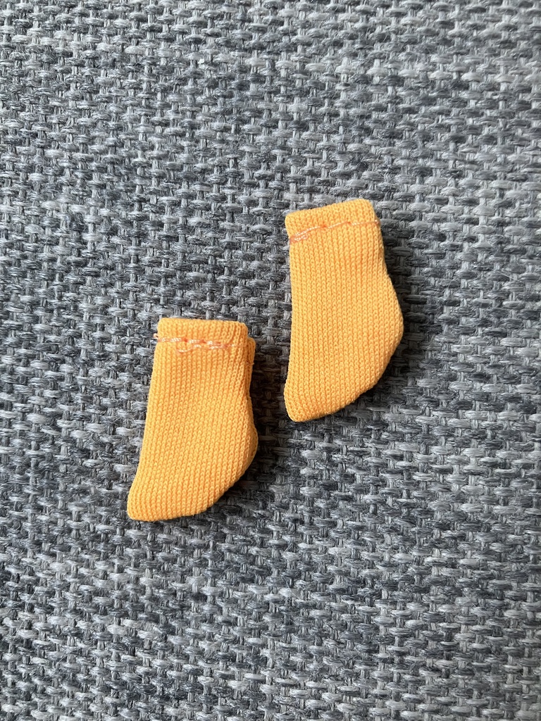 オビツ11  靴下　short mango orange