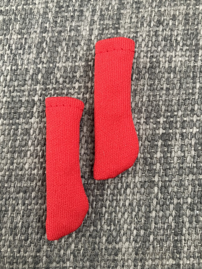 オビツ11  靴下　red