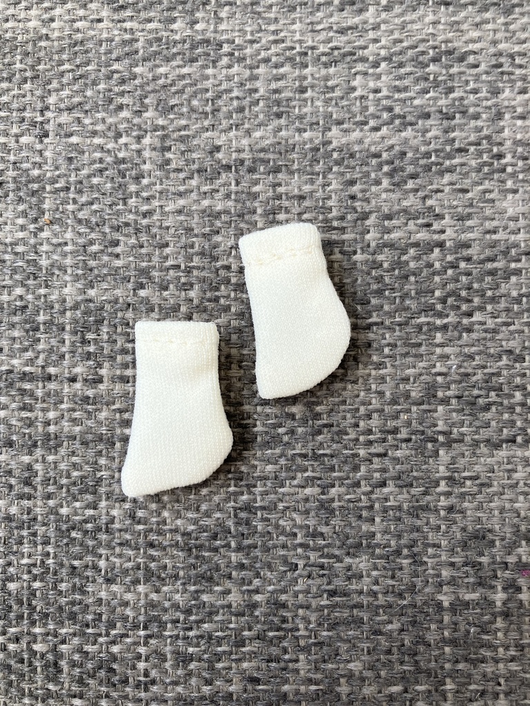 オビツ11  靴下　 short macaron cream