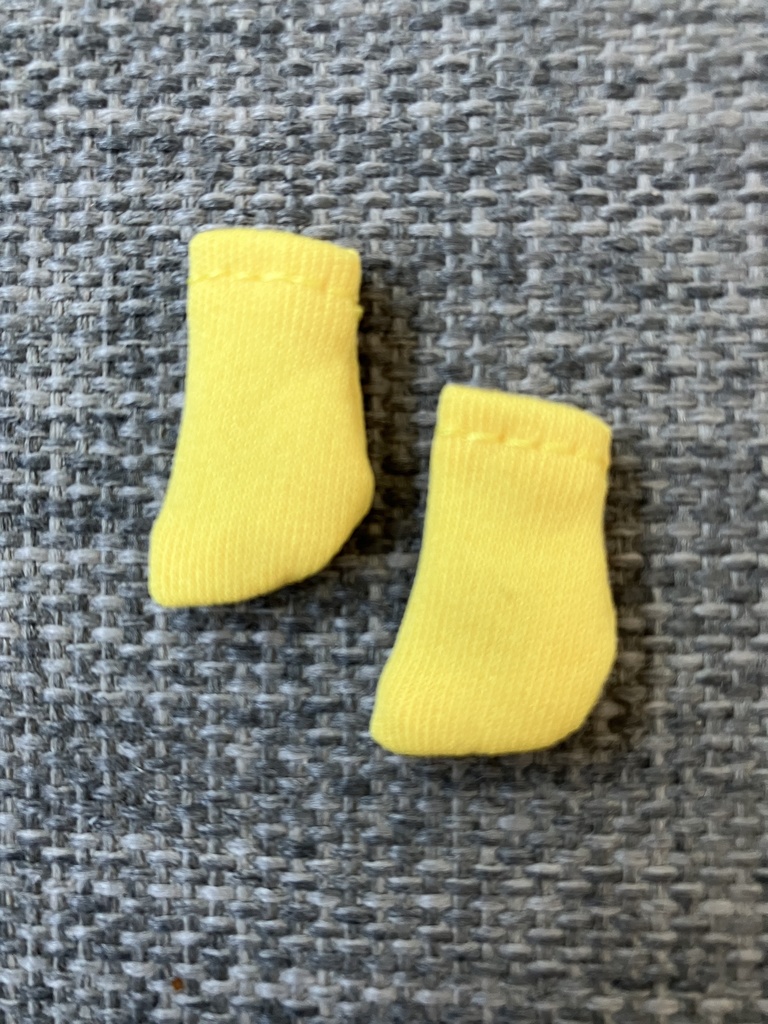 オビツ11  靴下　short　yellow
