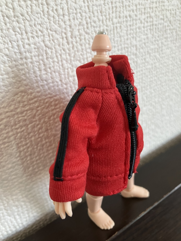 オビツ11  バレーボールジャージセット　red