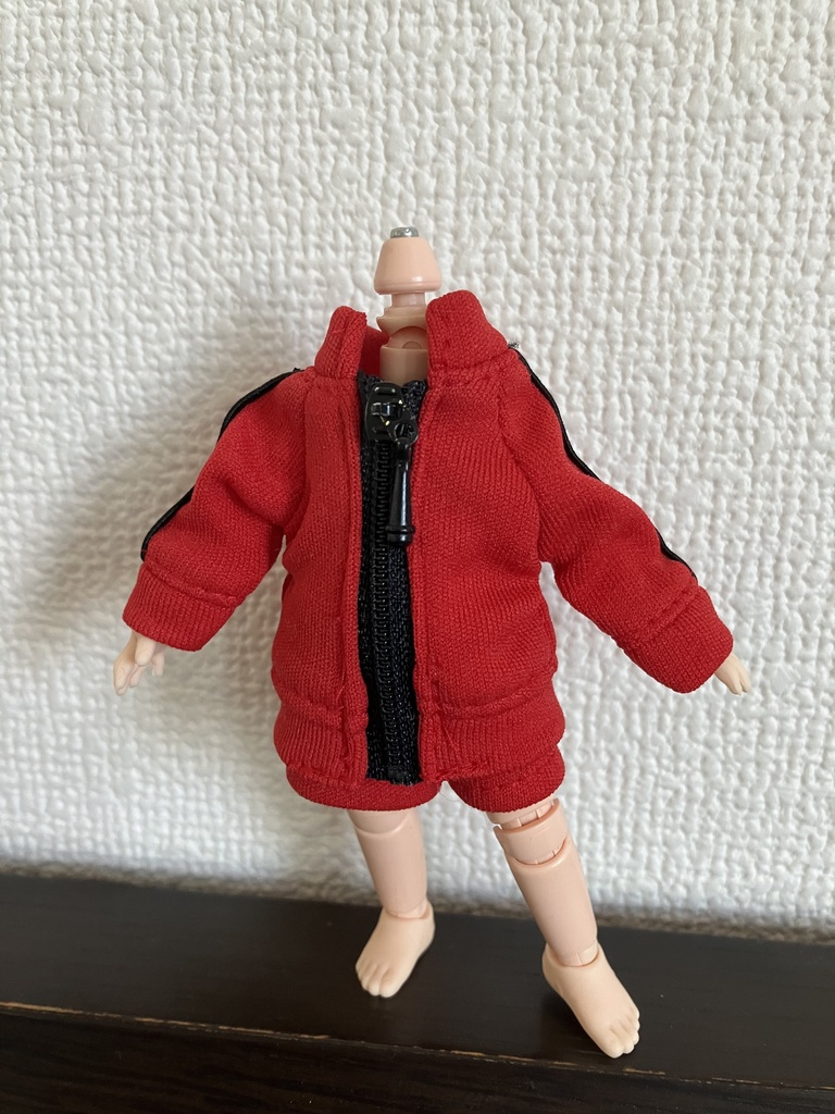 オビツ11  バレーボールジャージセット　red