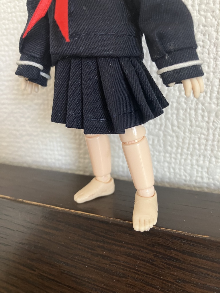 オビツ11  セーラー服3点セット　ネイビー