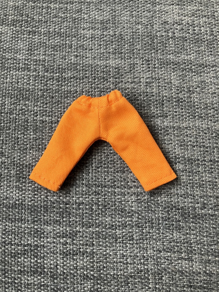 オビツ11  シンプルなパンツ　vivid orange