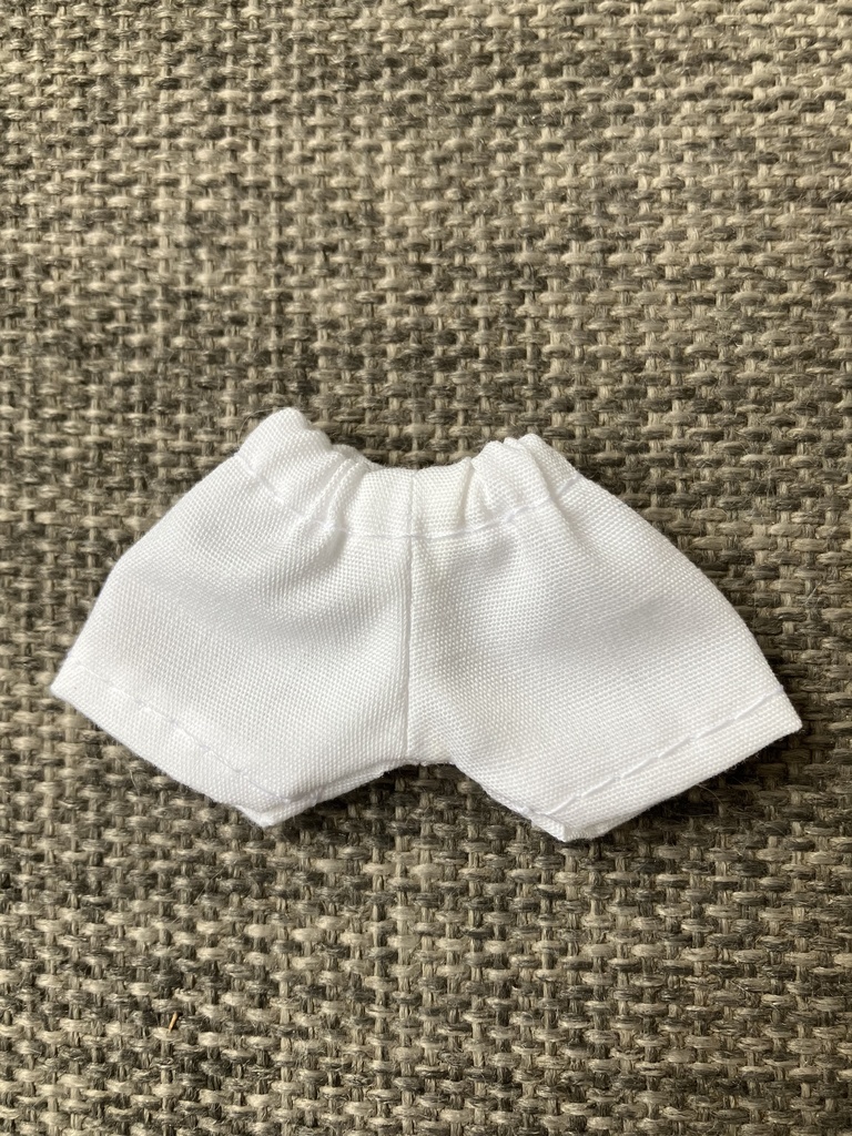 オビツ11  ショートパンツ　white cotton