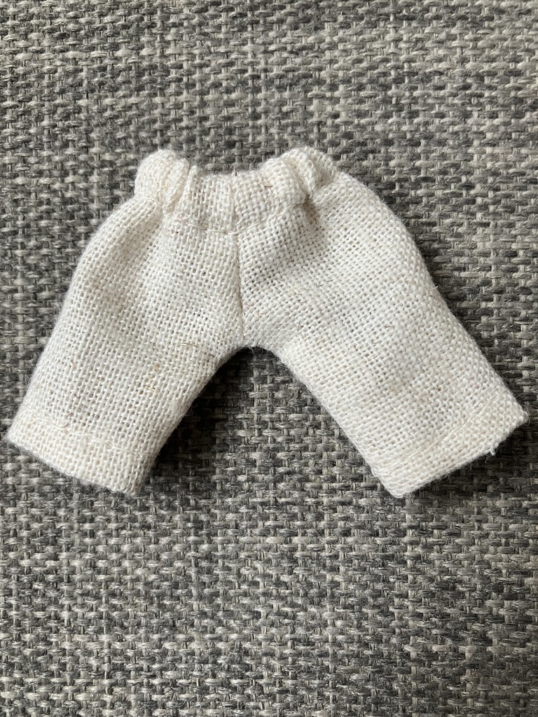上質な麻の甚平　beige