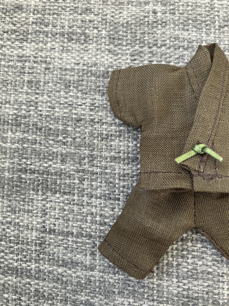 オビツ11  上質な麻の甚平　khaki