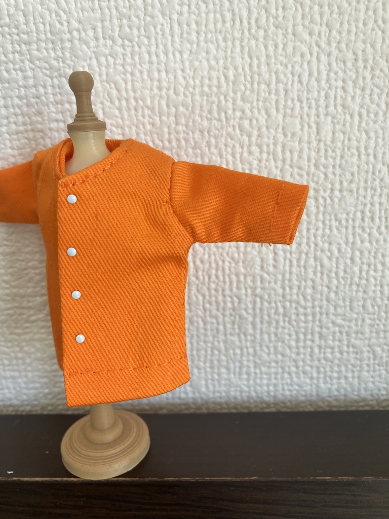 オビツ11  スプリングコート　vivid orange