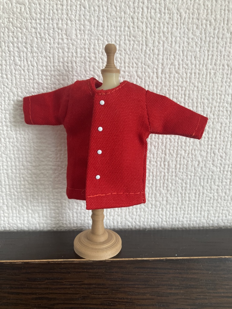 オビツ11  スプリングコート　red
