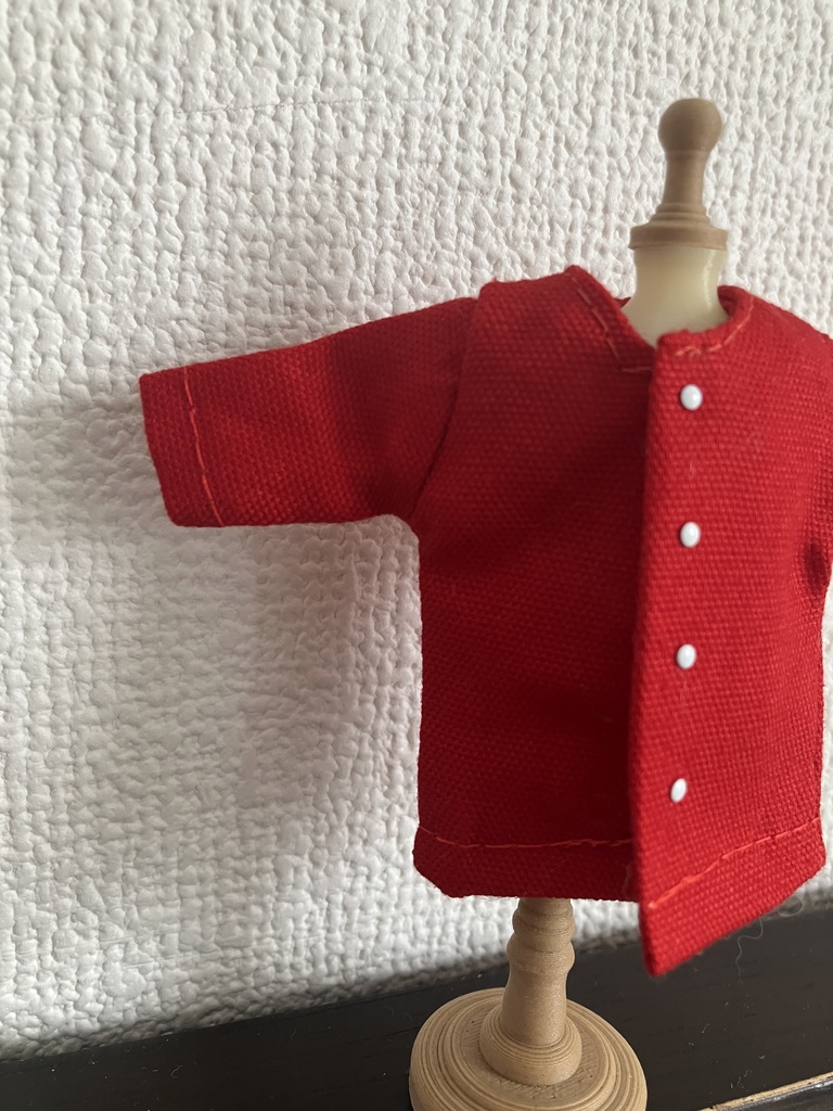 オビツ11  スプリングコート　red