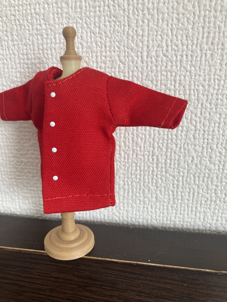 オビツ11  スプリングコート　red