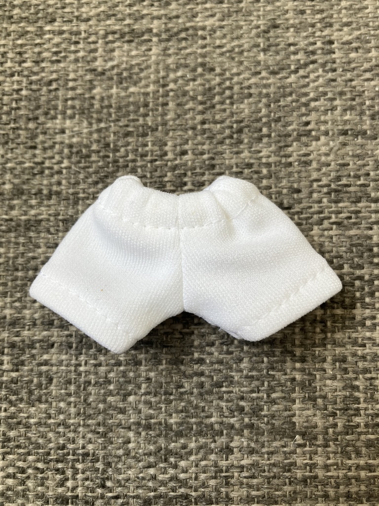 オビツ11  ジャージ素材のショートパンツ　white