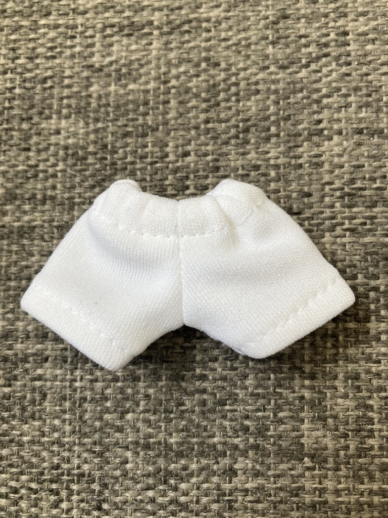 オビツ11  ジャージ素材のショートパンツ　white