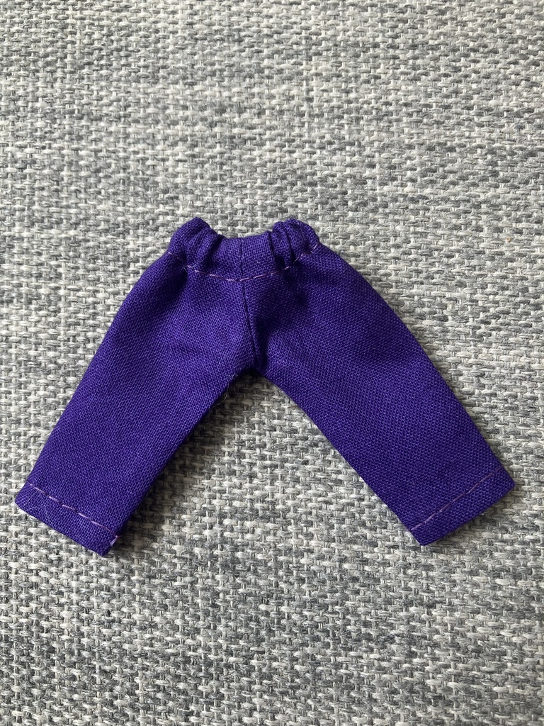 オビツ11  シンプルなパンツ　purple